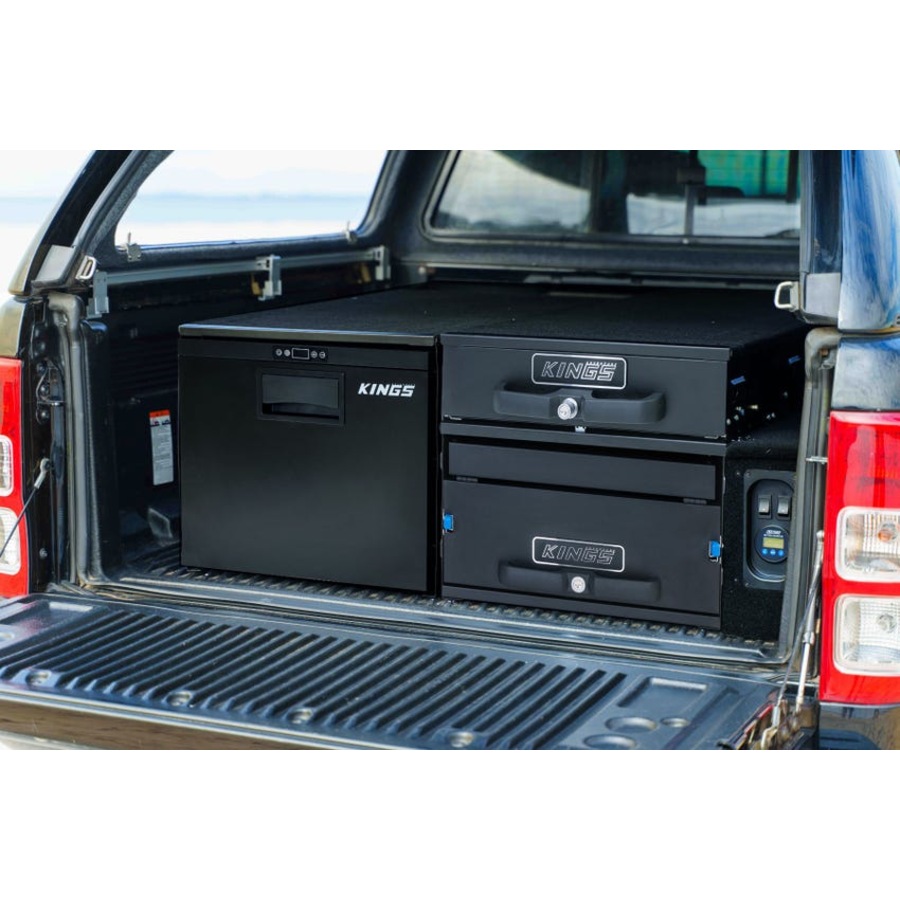 Kings 60L Stayzcool Drawer Fridge/Freezer 12V/24V 5 Year Warranty+ Adapter