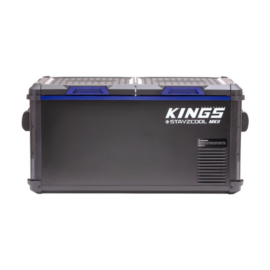 Kings 75L Stayzcool MKII Dual Zone Fridge/Freezer + 100ah Lithium Battery+Box