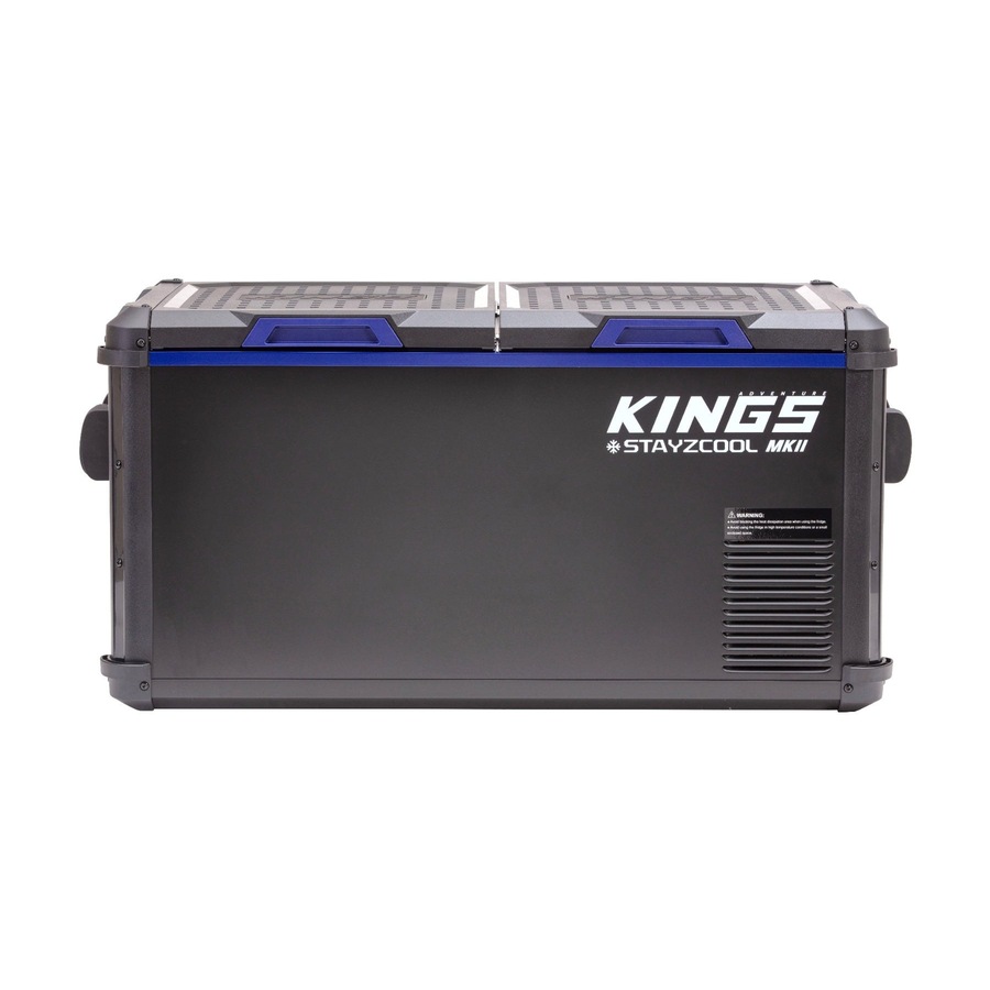 Kings 75L Stayzcool MKII Dual Zone Fridge/Freezer - 115 Can Capacity - Dual Side Opening Lid