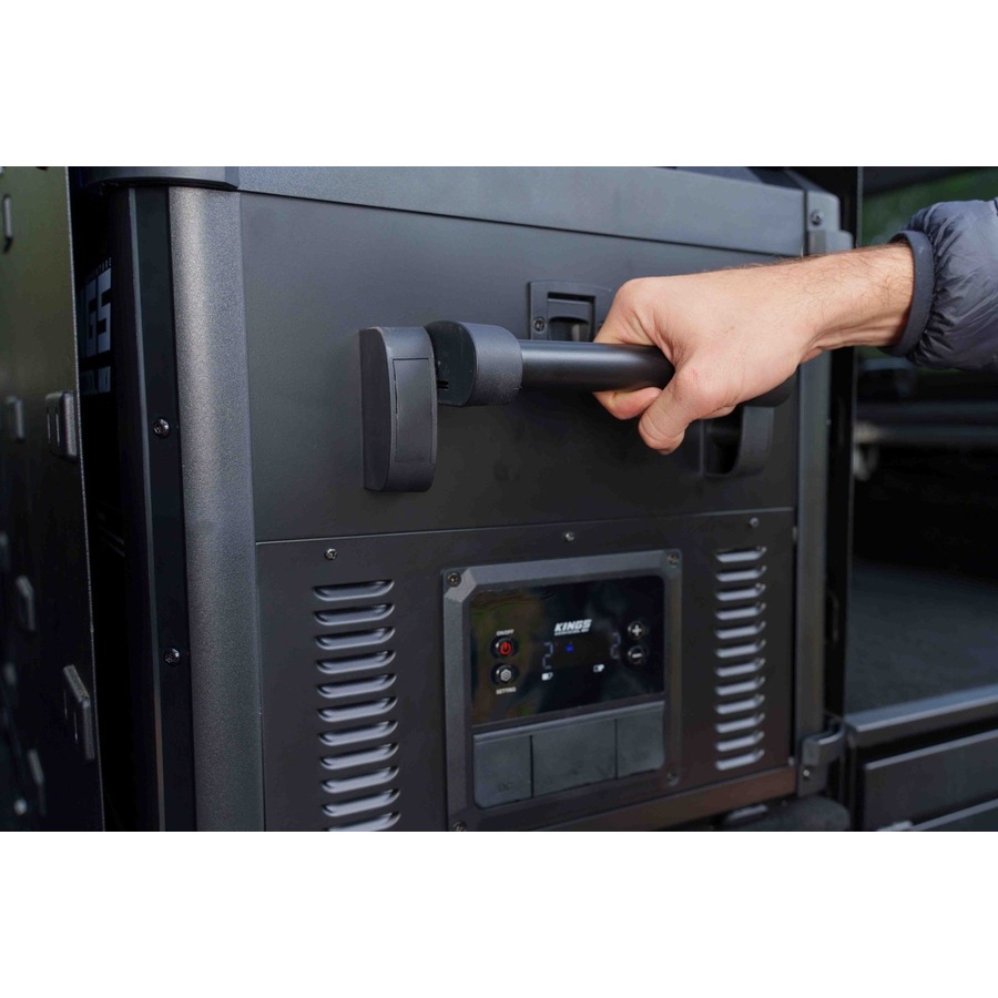 Kings 75L Stayzcool MKII Dual Zone Fridge/Freezer - 115 Can Capacity - Dual Side Opening Lid