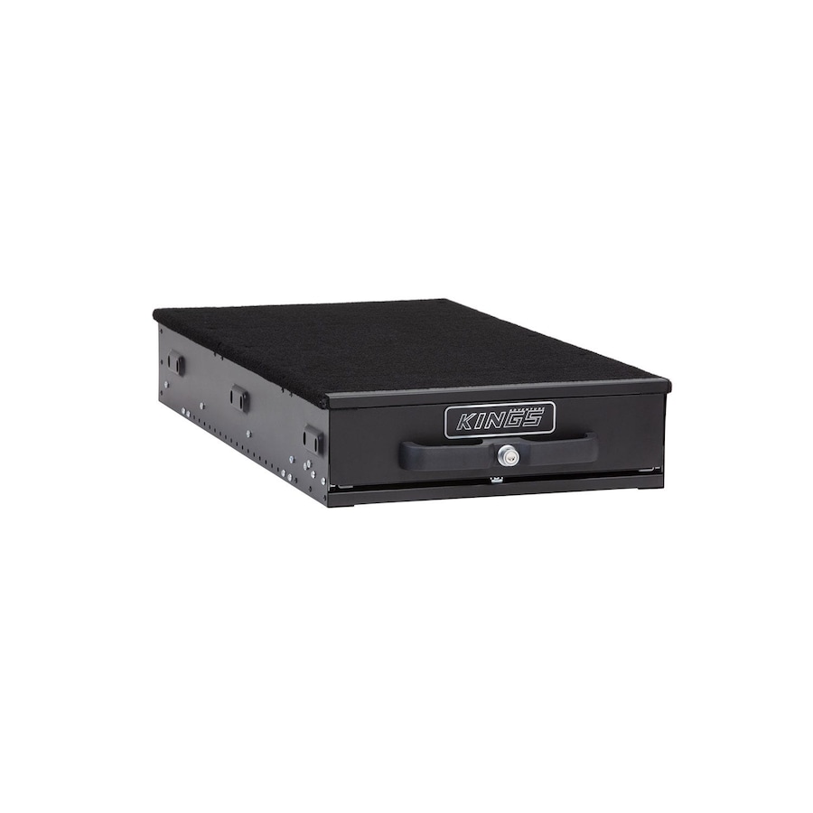 Kings 900mm Slim Drawer - Modular Design - Heavy Duty Frame - Premium Black Finish Stack 2 to match a Standard Drawer height - Ute Rear Drawer