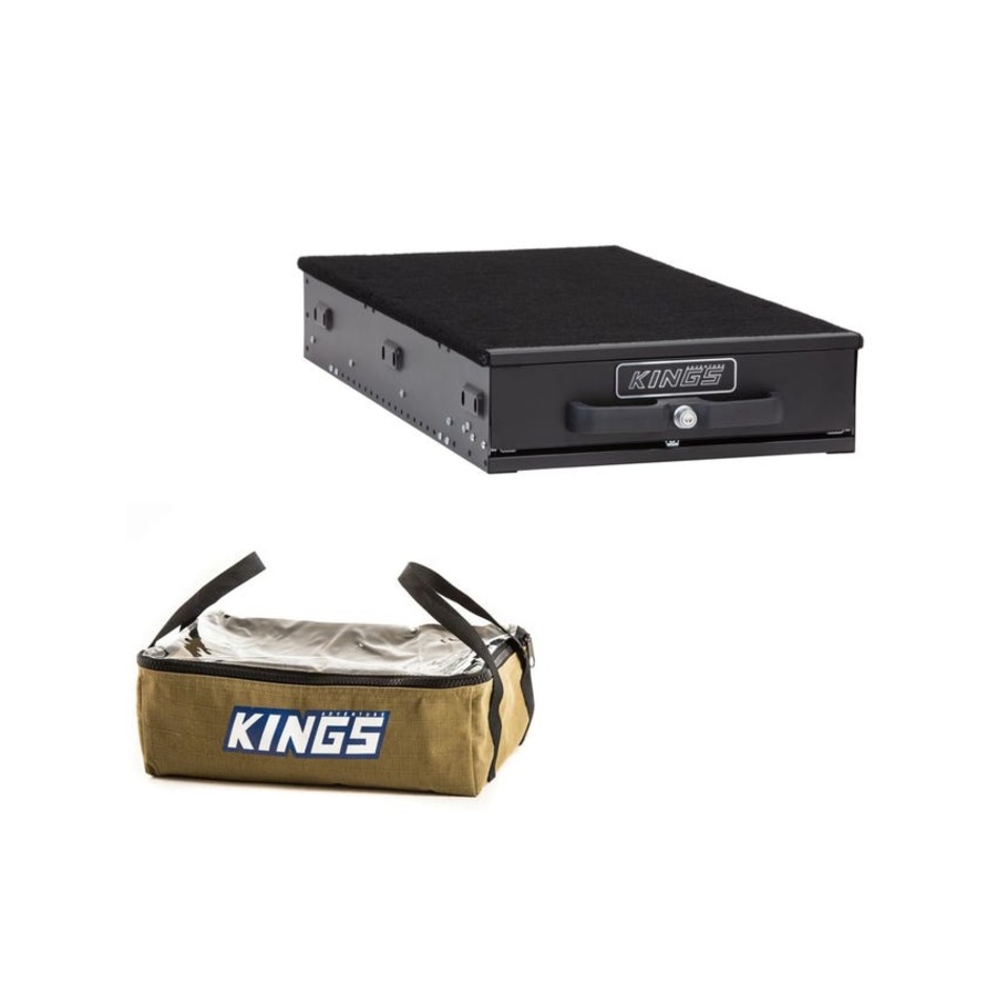 Buy Kings 900mm Slim Drawer -ute rear drawer + Clear Top Canvas Bag ...