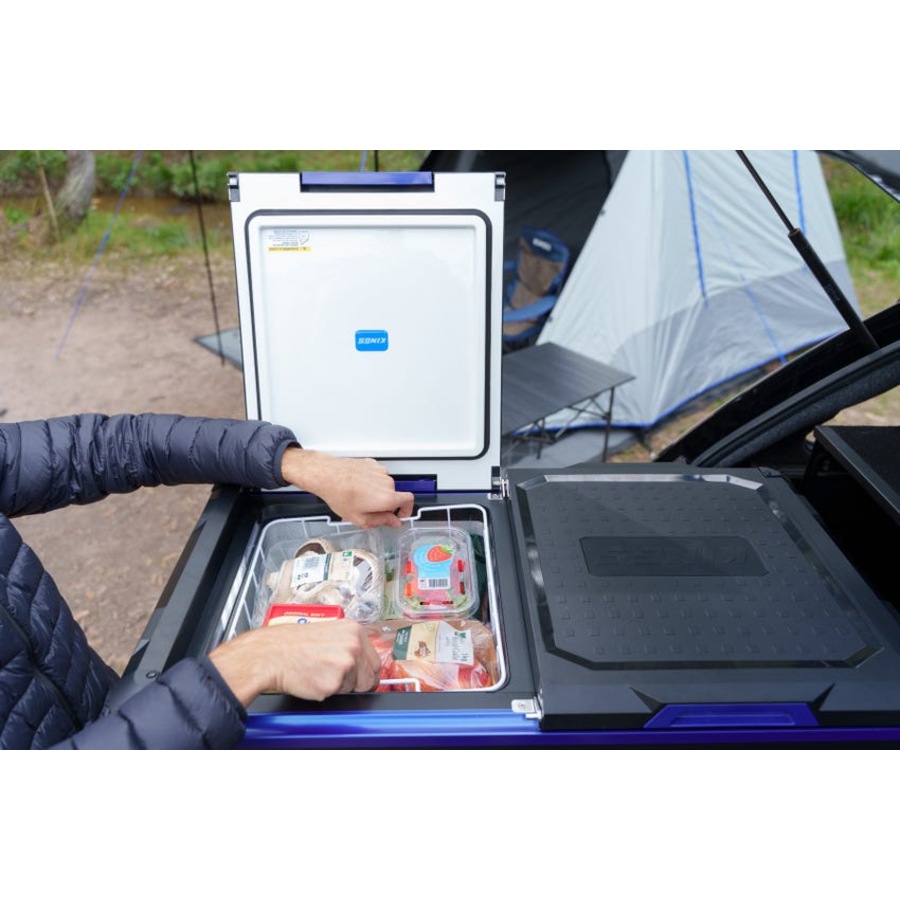 Kings 90L Stayzcool MKII Dual Zone Fridge/Freezer + 120Ah Lithium Battery