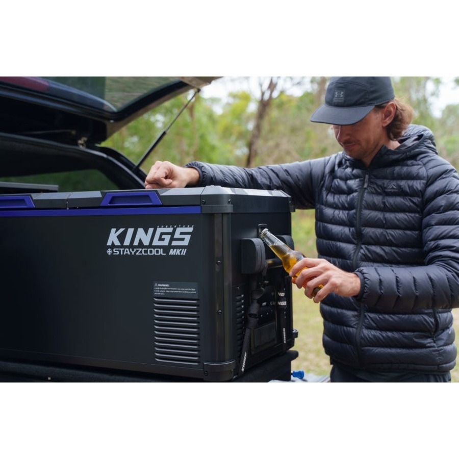 Kings 90L Stayzcool MKII Dual Zone Fridge/Freezer + 120Ah Lithium Battery