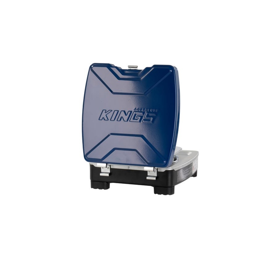 Kings Aluminium Cooking Set + Single Burner Gas Stove + Single Burner Gas Stove Carry Bag