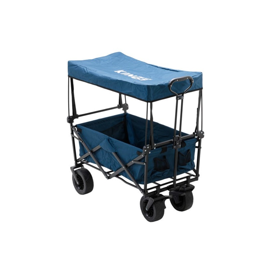 Kings Beach & Camping Folding Cart 120kg Rating + Caravan Floor Mat 5x2.4m