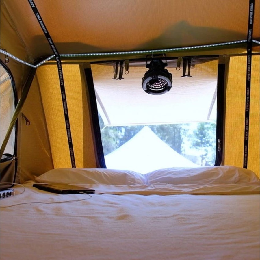 Kings Big Daddy Deluxe Double Swag MKII - 70mm Mattress incl+ 2in1 LED Light/Fan