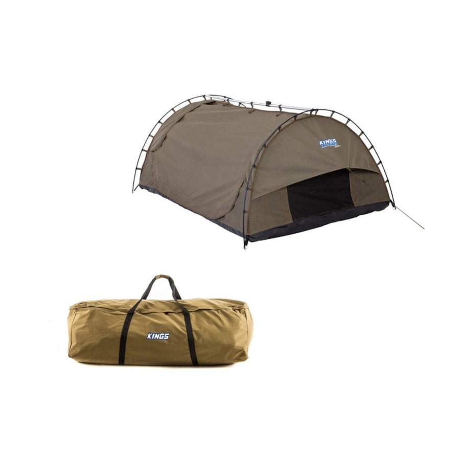 Kings Big Daddy Deluxe Double Swag MKII -70mm Mattress incl+ Canvas Carry Bag