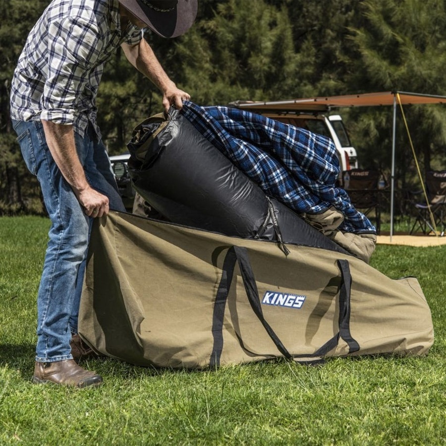 Kings Big Daddy Deluxe Double Swag MKII -70mm Mattress incl+ Canvas Carry Bag