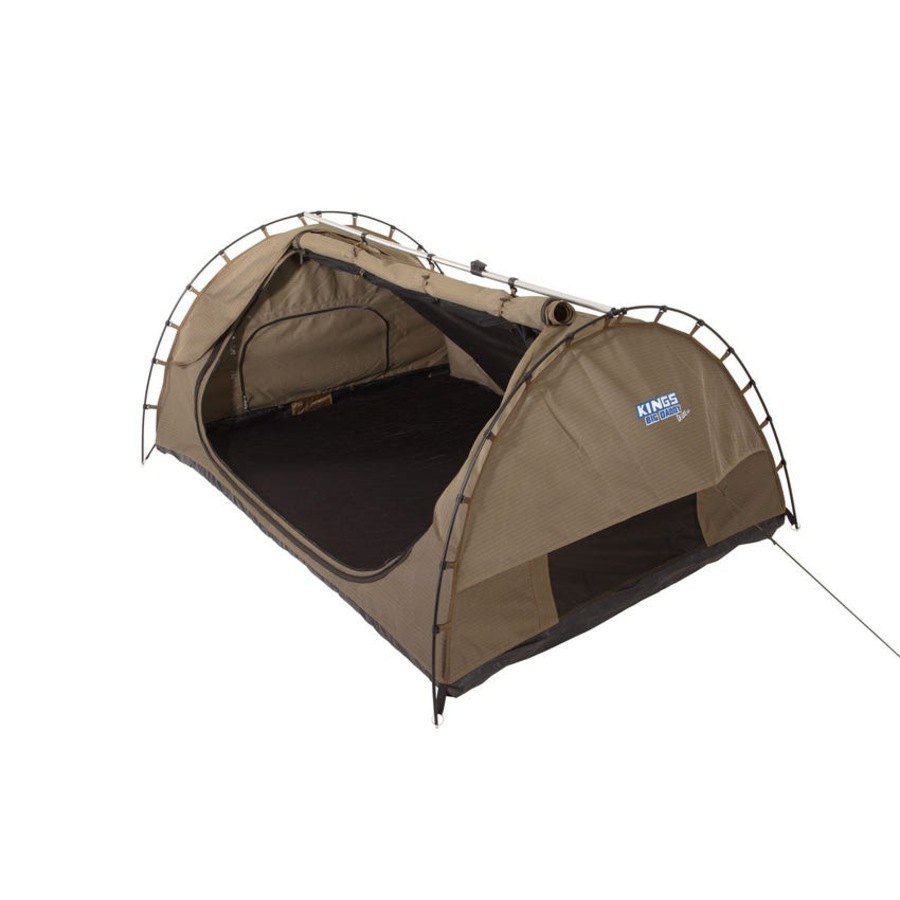 Kings Big Daddy Deluxe Double Swag MKII+Self Inflating Mattress+Canvas Carry Bag