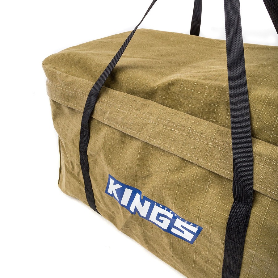 Adventure Kings Campfire BBQ Bag Heavy-Duty 400GSM Canvas Weather Resistant 4WD
