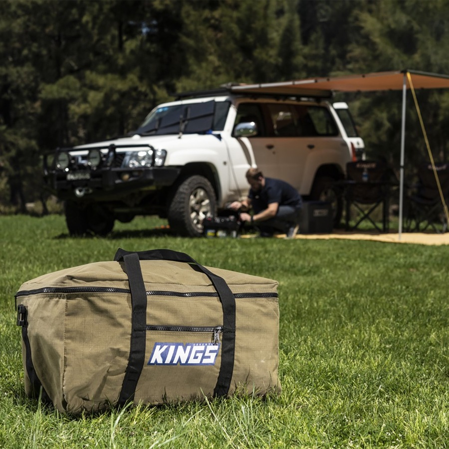 Adventure Kings Canvas Travel Bag Heavy Duty Zip 400GSM ripstop & waterproof 4WD