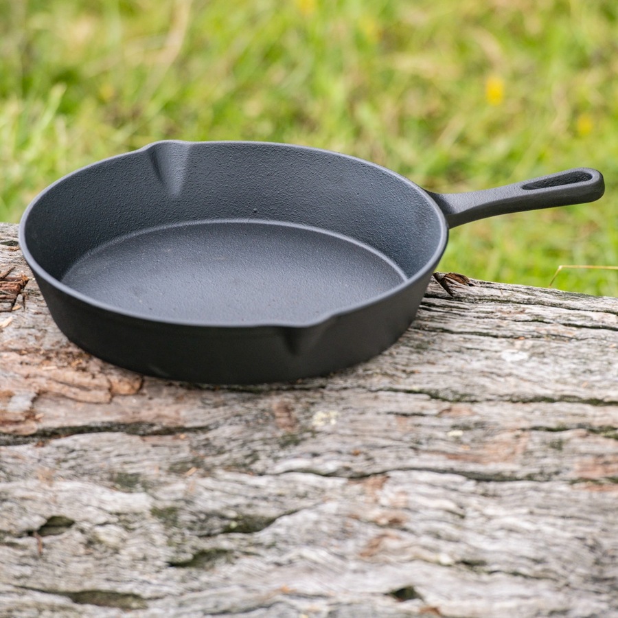 KINGS Cast Iron Cooking Set Dutch Oven Skillet Griddle Saucepan Trivet & Lifter