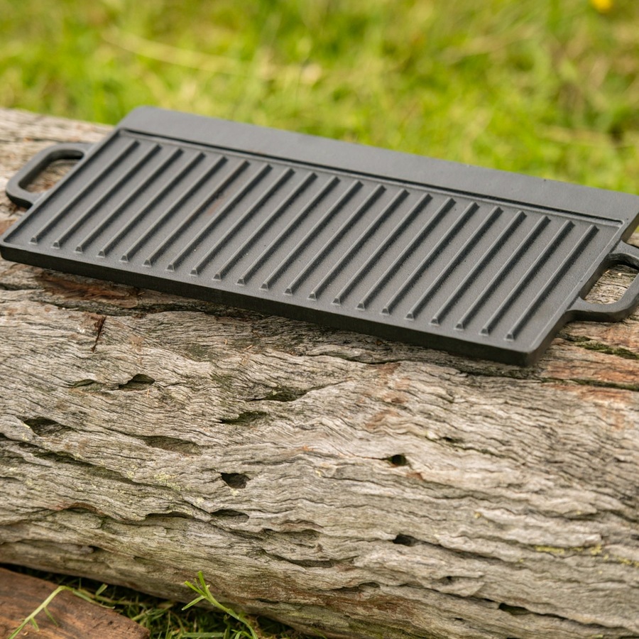 KINGS Cast Iron Cooking Set Dutch Oven Skillet Griddle Saucepan Trivet & Lifter