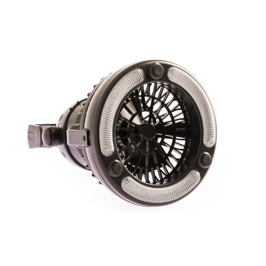 Kings Deluxe Escape Single Swag + Single Swag Canvas Bag + 2in1 LED Light & Fan + LED Work Light