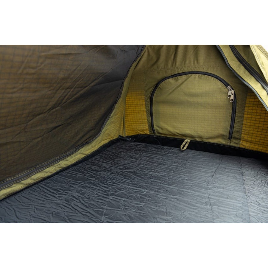 Kings Deluxe Escape Single Swag + Single Swag Canvas Bag + 2in1 LED Light & Fan + LED Work Light