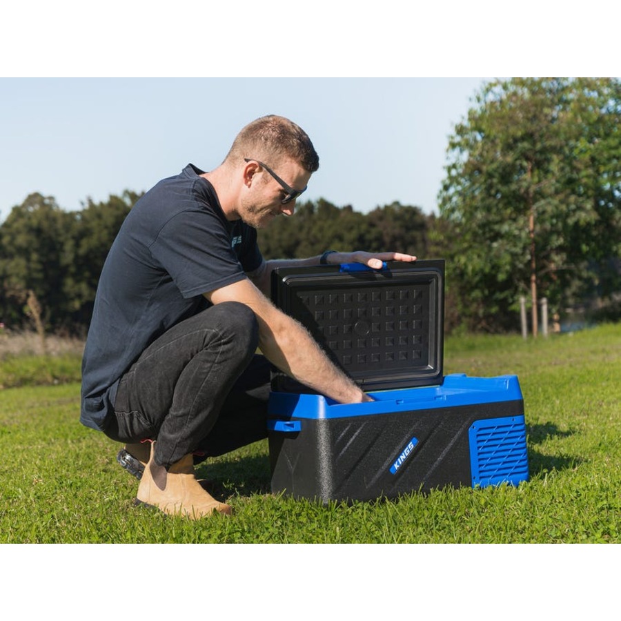 Kings Escape 20 Portable Fridge/Freezer 12V/24V+ 240V AC To 12V Fridge Adaptor