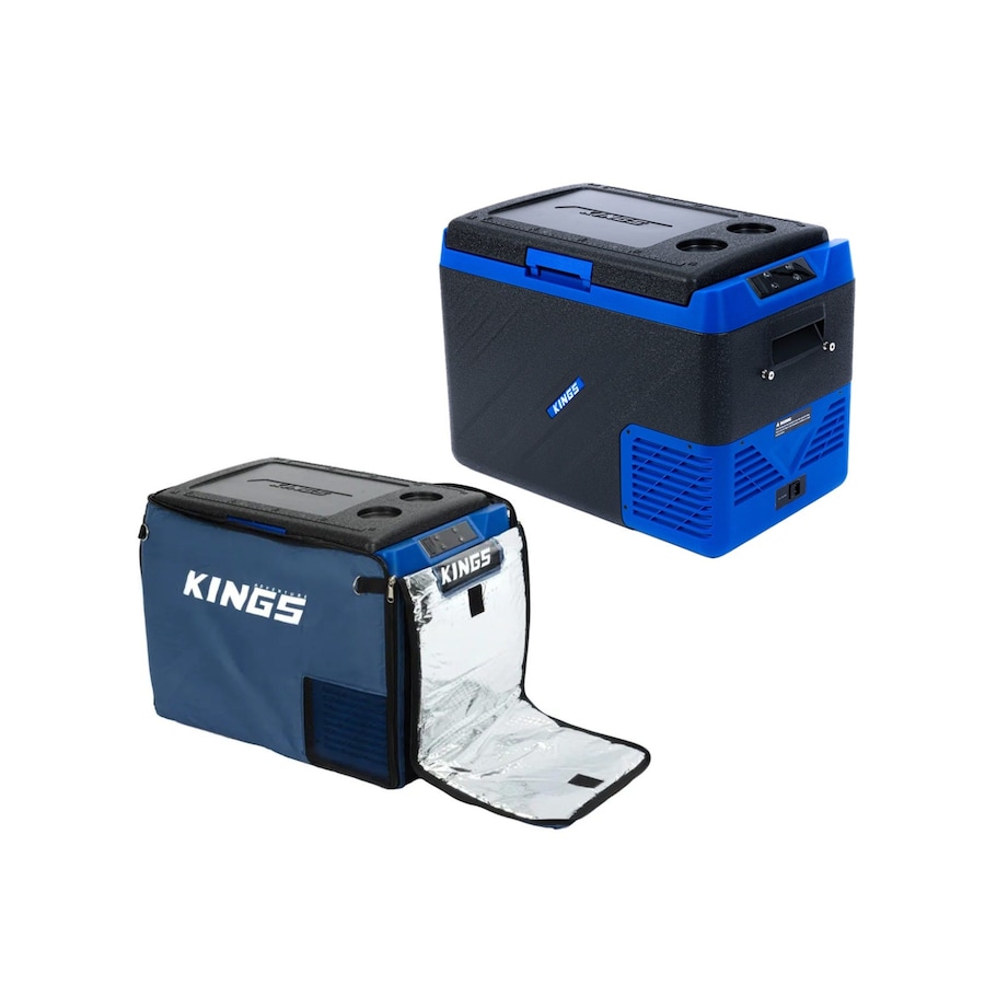 Kings Escape 40 portable Camping Fridge Freezer + Fridge Cover