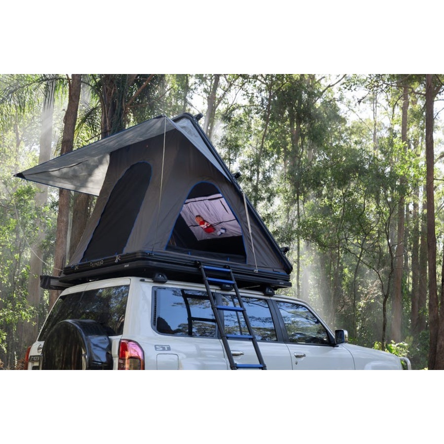 Kings Grand Tourer Lite Roof Top Tent hard shell+ Universal Ute Tub Rack