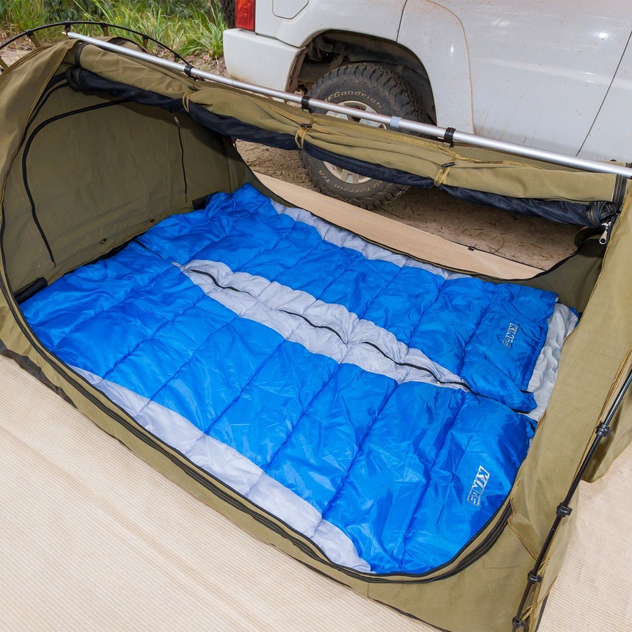 Adventure Kings Hooded Sleeping Bag Right Hand Zipper Rated to -2° 2400mmx900mm