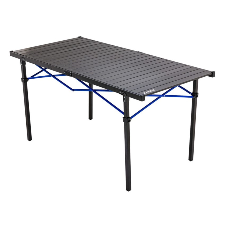 Kings Large Aluminium Roll Up Camping Table 71x140cm