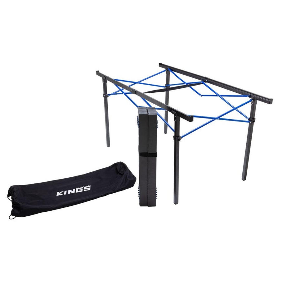 Kings Large Aluminium Roll Up Camping Table 71x140cm