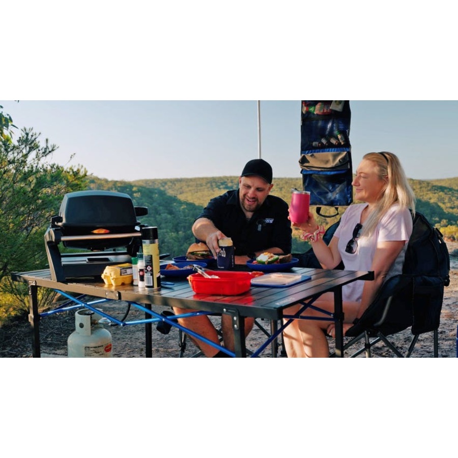 Kings Large Aluminium Roll Up Camping Table 71x140cm