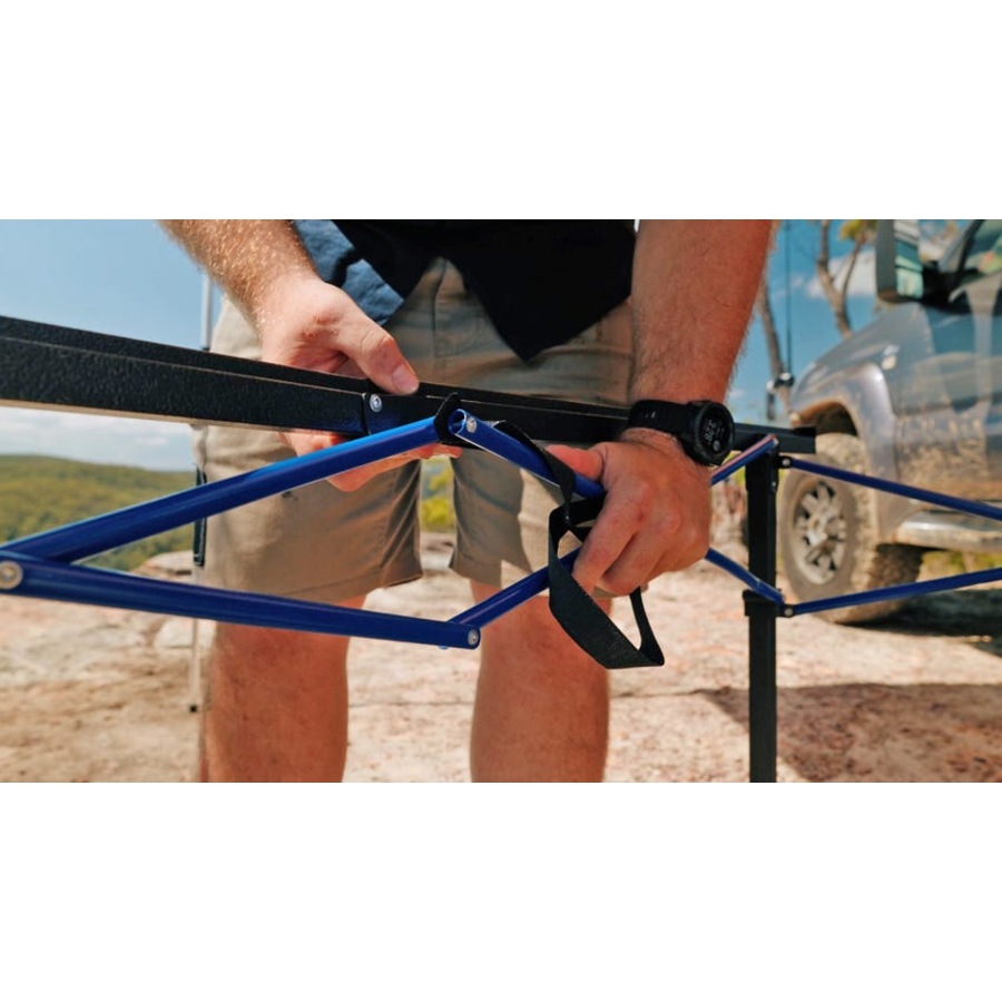 Kings Large Aluminium Roll Up Camping Table 71x140cm