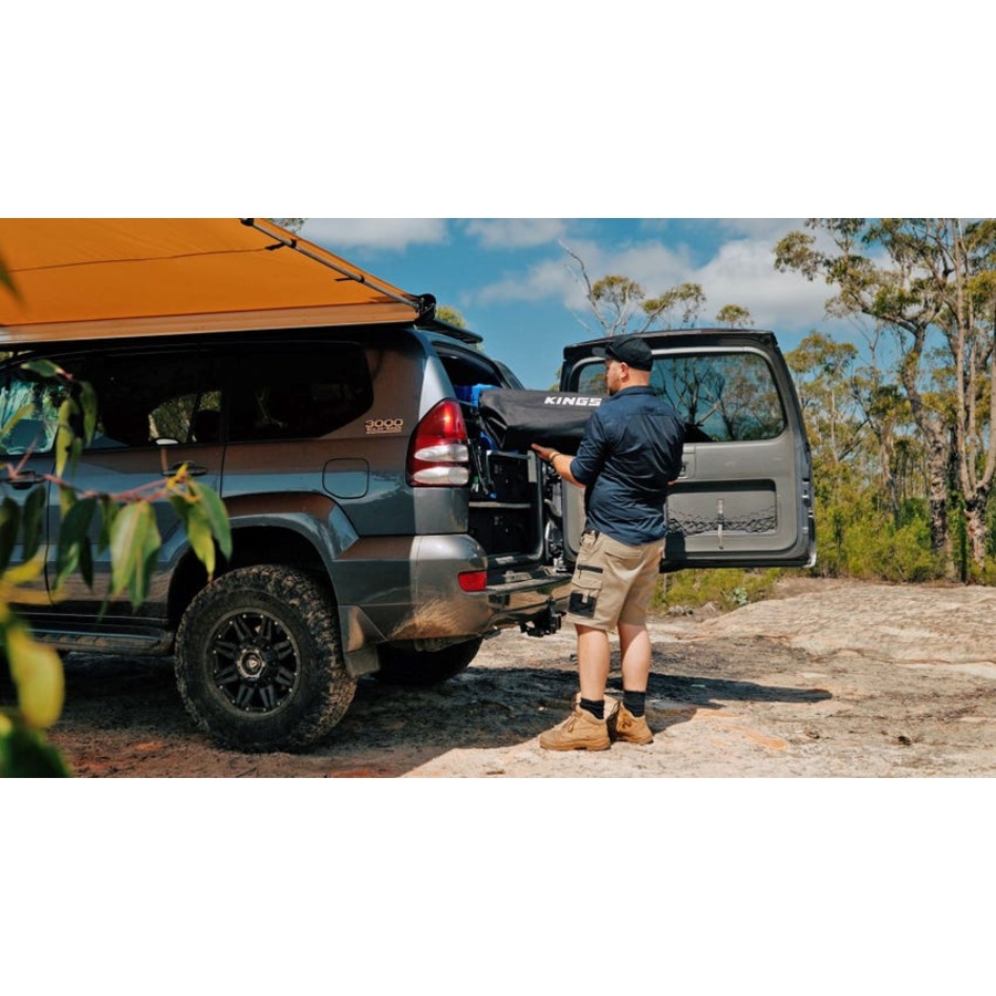 Kings Large Aluminium Roll Up Camping Table 71x140cm