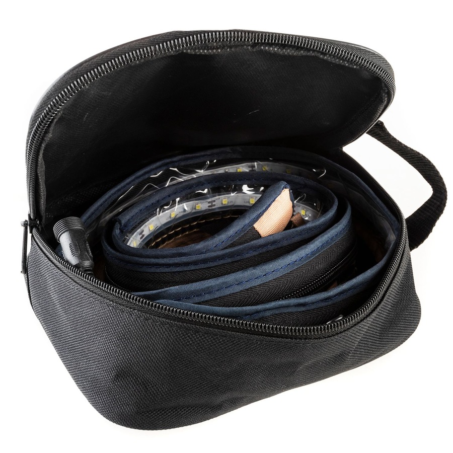 Illuminator LED Strip Light 1.3m Dimmer Switch Alligator clips & cig plug 1200 lumen 12V