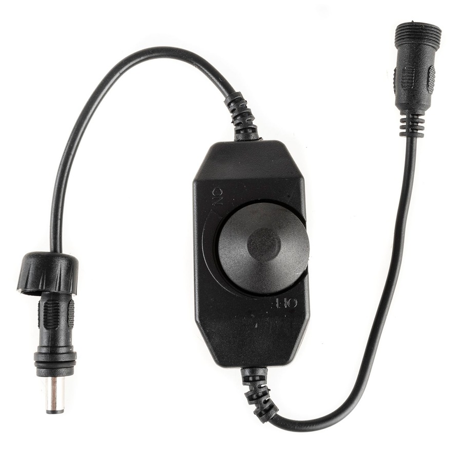 Illuminator LED Strip Light 1.3m Dimmer Switch Alligator clips & cig plug 1200 lumen 12V