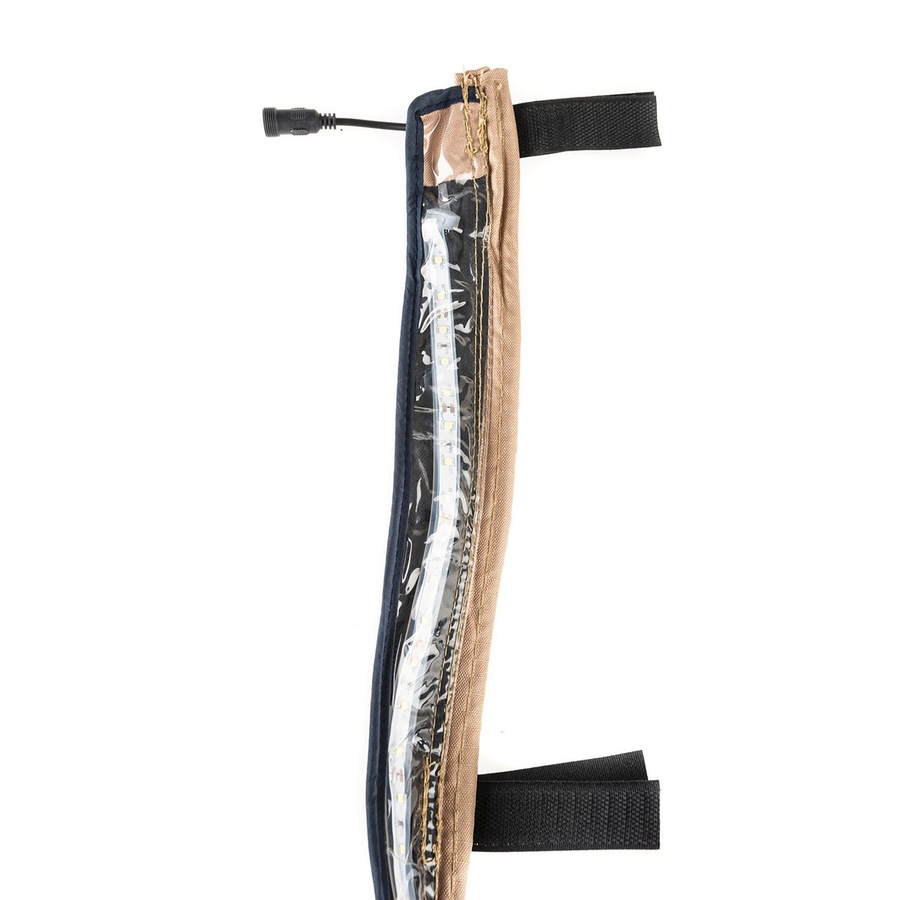 Illuminator LED Strip Light 1.3m Dimmer Switch Alligator clips & cig plug 1200 lumen 12V