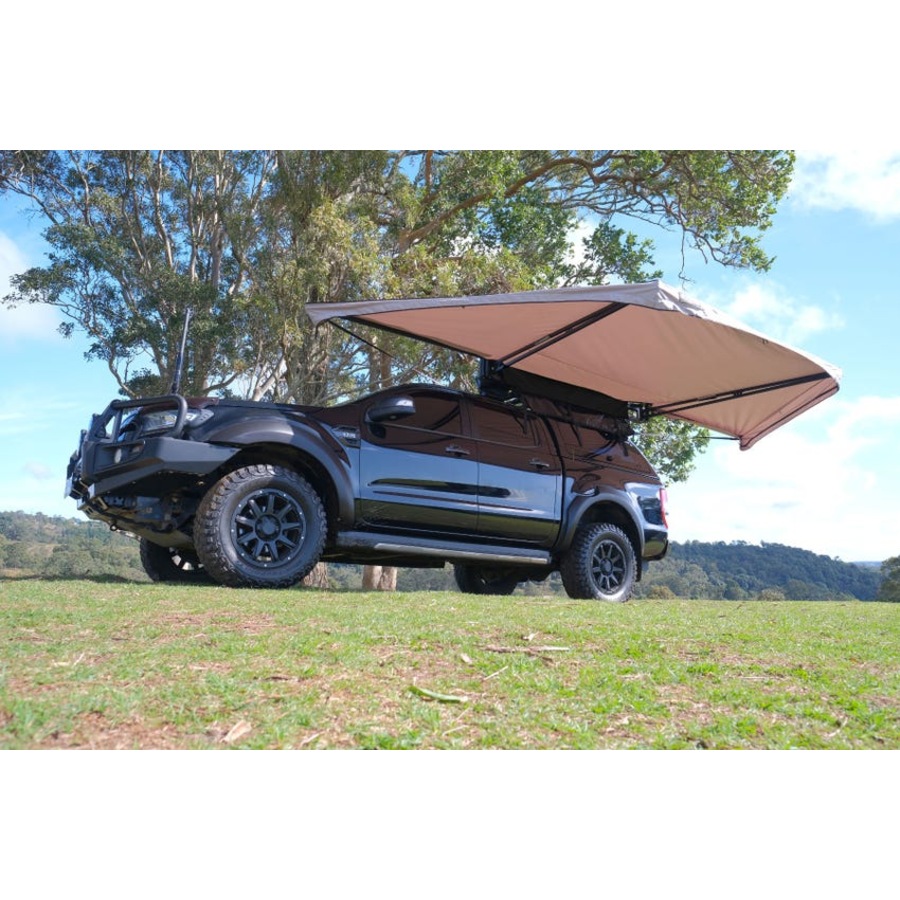 Kings Plus 180° Tourer Freestanding Awning MKII -UPF50+-8.35 Sqm+ Universal Wall
