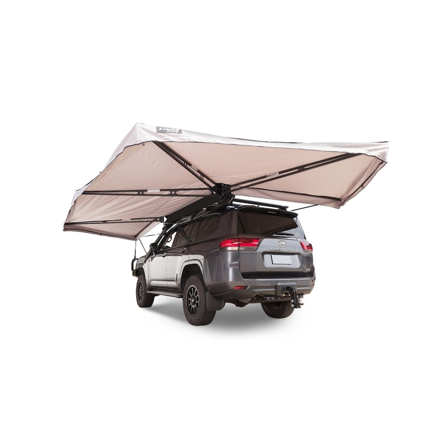 Kings Plus 270° Tourer XL Freestanding Awning MKII - Gigantic 14.57sqm Coverage - Perfect For Large 4WDs & Camper Trailers - Powdercoated Aluminium Frame