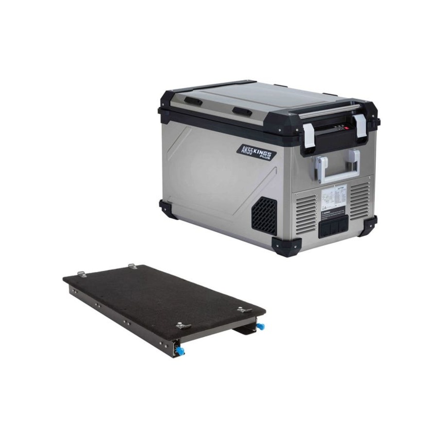 Kings Plus AK55 Camping Fridge/Freezer 55L- 5yr Wrnty- SECOP Compressor+ Slide