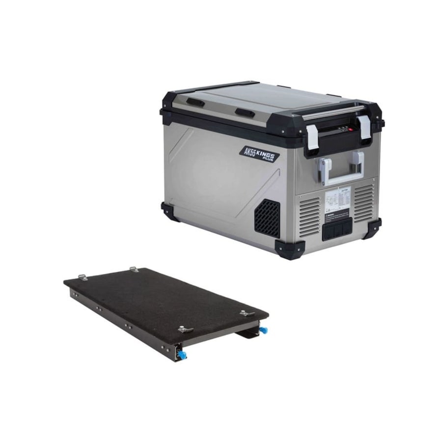 Kings Plus AK55 Camping Fridge/Freezer 55L- 5yr Wrnty- SECOP Compressor+ Slide