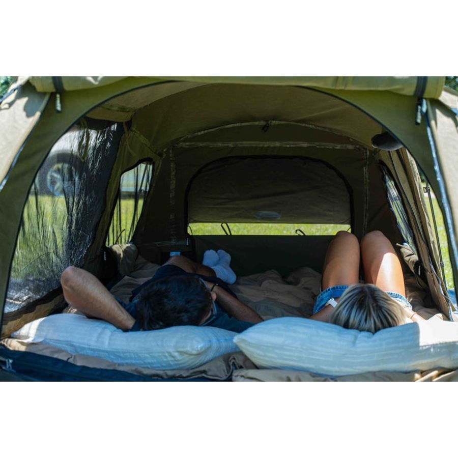 Kings Plus Grand Tourer Double Swag 2 Yr Wrnty + Throne Camping Chair