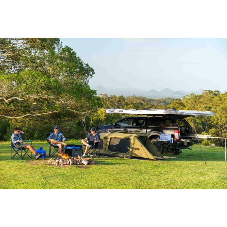 Kings Plus Grand Tourer Double Swag 2 Yr Wrnty + Throne Camping Chair