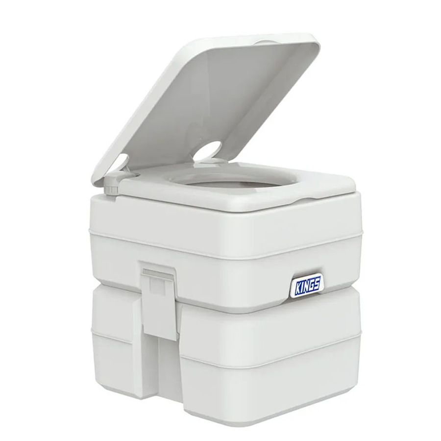 Kings Portable Camping Toilet + Double Ensuite Shower Tent + 20L Solar Shower