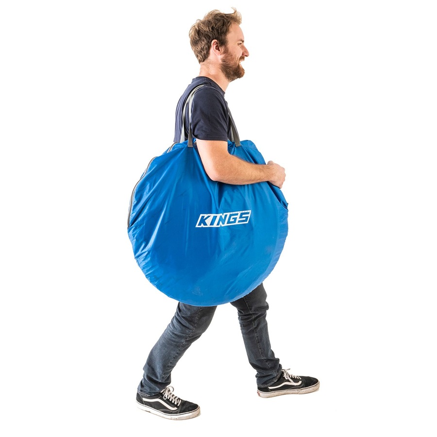 Kings Portable Camping Toilet + Double Ensuite Shower Tent + 20L Solar Shower