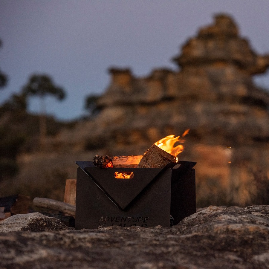 Adventure Kings Outdoor Fire pit Patio Heater Garden Portable Camping Steel 4WD