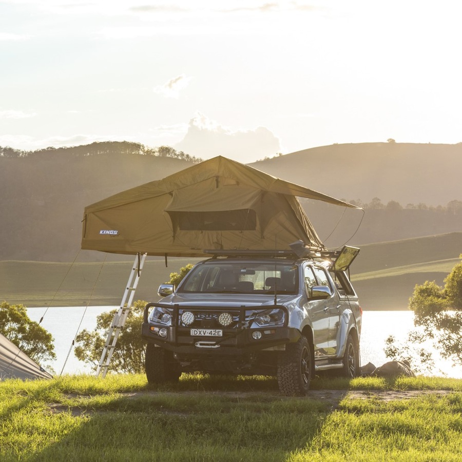 KINGS Premium Roof Top Tent + 6 Man Annex 4WD Offroad Camper Trailer 4x4 Car