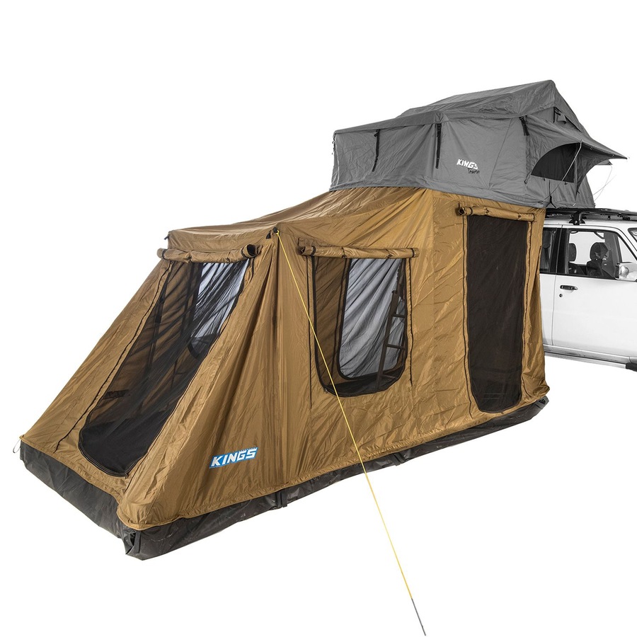 KINGS Premium Roof Top Tent + 6 Man Annex 4WD Offroad Camper Trailer 4x4 Car