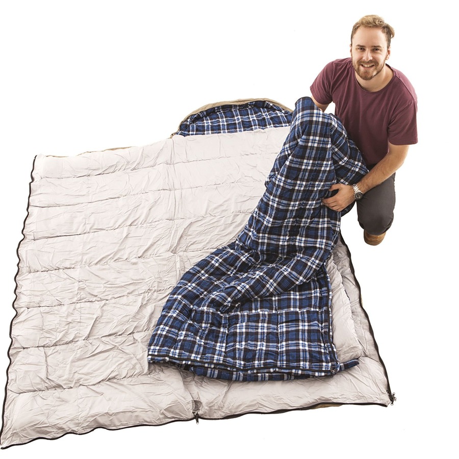 Adventure Kings Premium Winter Summer Sleeping Bag left zipper Camping Outdoor