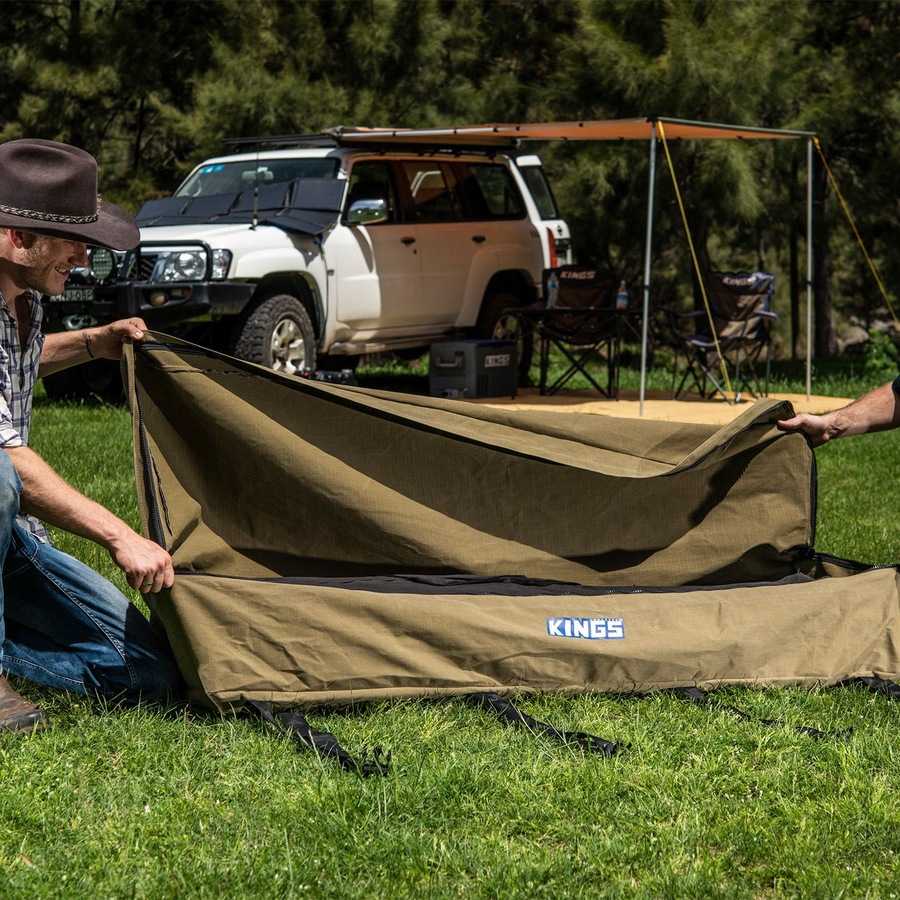 Adventure Kings Gazebo Roof Top Tough Canvas Bag Storage Weather Resistant 4WD