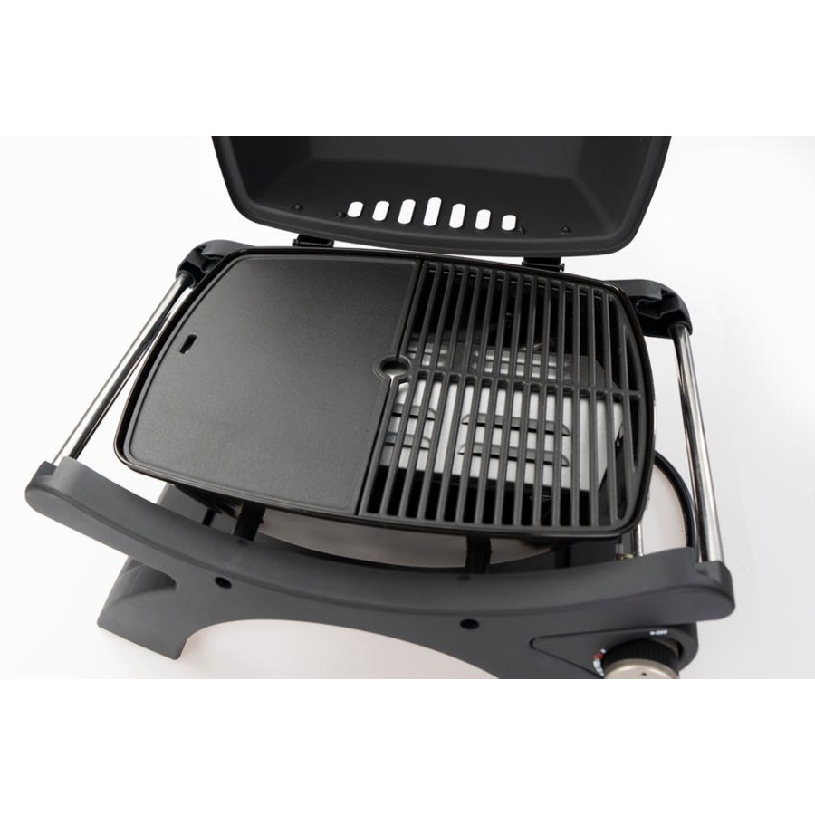 Kings Single Burner BBQ 500 BTU Gas + Campfire BBQ Canvas Bag + Barbecue Tools