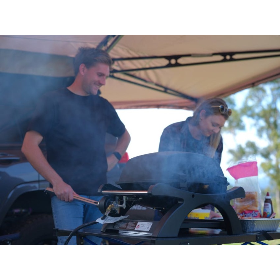 Kings Single Burner BBQ Portable - 11,500 BTU+ Campfire BBQ Bag