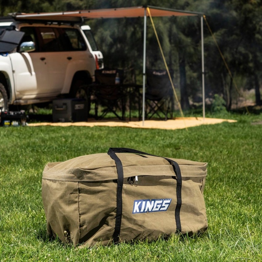 Kings Single Burner BBQ Portable - 11,500 BTU+ Campfire BBQ Bag