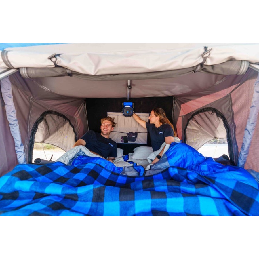 Kings Tourer X Roof Top Tent Aluminium Shell+ Tourer X Rooftop Tent Annex