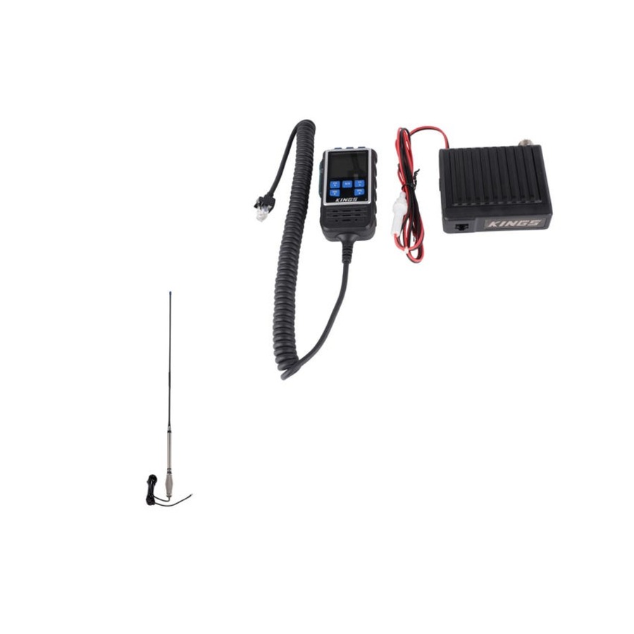 Kings UHF CB Radio - 5W -80 Channel UHF- Remote Display Unit + UHF Aerial